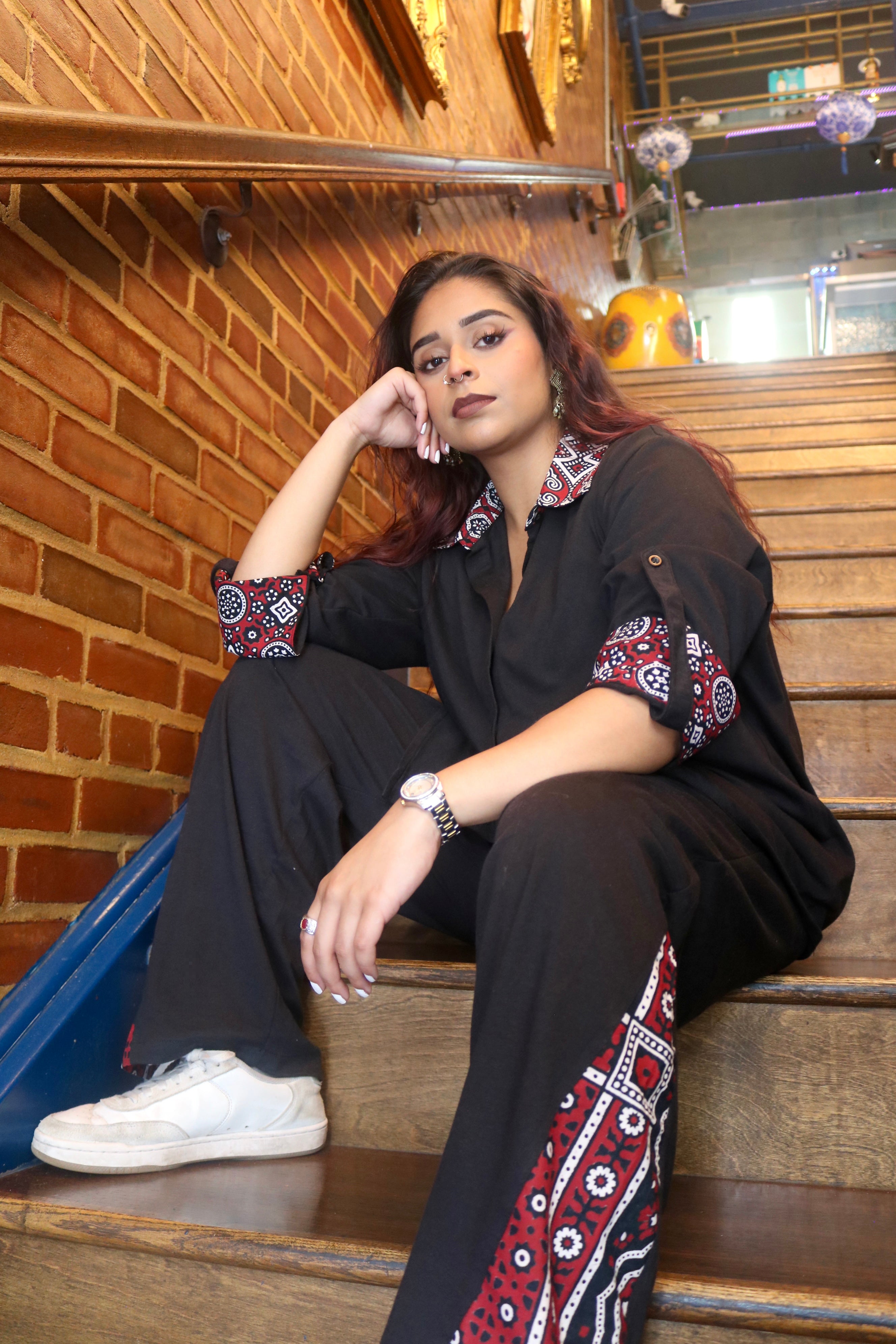 Ajrak Two-Piece