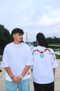 White embroidery Tee